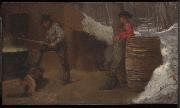 Eastman Johnson Sugar Camp Spain oil painting artist